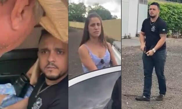 VÍDEO: Marido flagra esposa com ‘Ricardão’ mas amante coloca o ‘corno brabo’ para correr debaixo de bala
