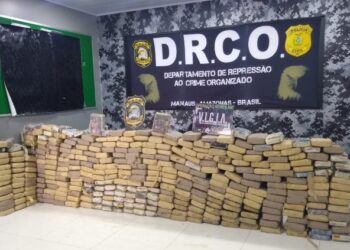 Meia tonelada de maconha que iria abastecer festas de réveillon é apreendida em Manaus