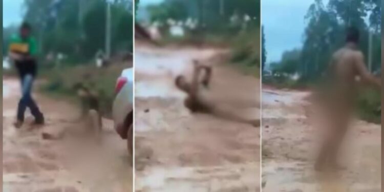 VÍDEO: Jovem é ‘laçado’ pelo pescoço e arrastado em lama após evento de cavalgada
