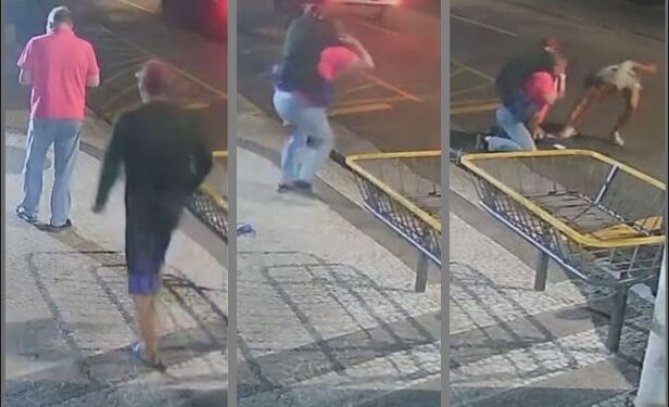 Assaltante pula em cima de pedestre, dá ‘mata-leão’ e rouba celular da vítima
