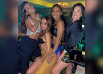 Anitta, Juliette e Pocah curtem noitada no Rio de Janeiro