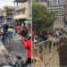 Porrada generalizada em baile funk sobra até para PMs, que são agredidos