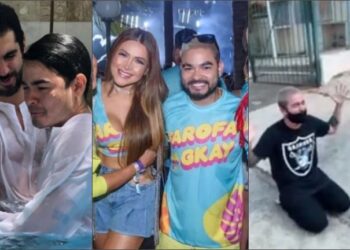 Yudi Tamashiro é chamado de falso crente por ir à festa ‘Farofa da Gkay’