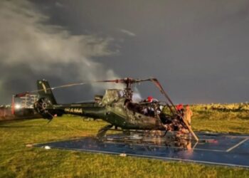 Suspeitos de incendiar helicóptero do Ibama são presos pela Polícia Federal