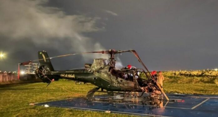 Suspeitos de incendiar helicóptero do Ibama são presos pela Polícia Federal