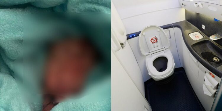 Ao final de voo, bebê recém-nascido é encontrado abandonado em lixeira de avião