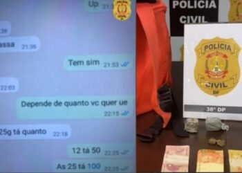 Motoboy é preso no momento que fazia entrega de drogas