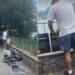 VÍDEO: Homem é flagrado retirando placas em homenagem a policiais mortos por violência, no RJ