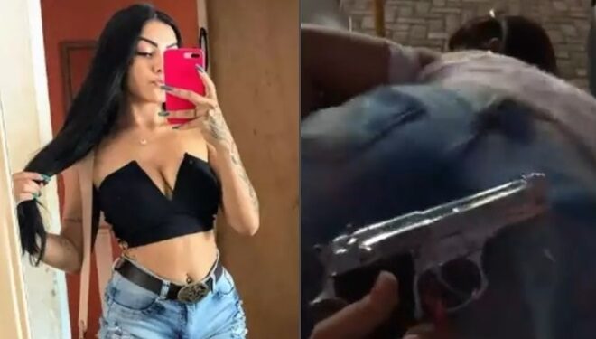 VÍDEO: Influenciadora é presa ao ostentar arma em vídeo compartilhado em redes sociais