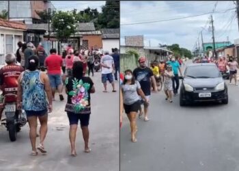Moradores da zona Norte fazem manifestação contra novos serviços da Amazonas Energia