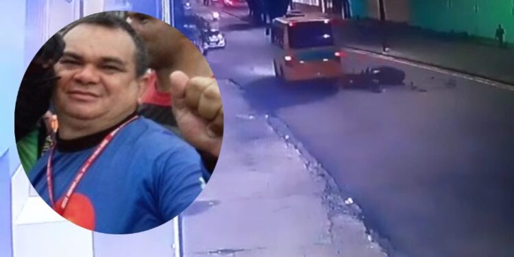 Mototaxista atropelado por ‘Amarelinho’ morre em UTI de hospital, em Manaus