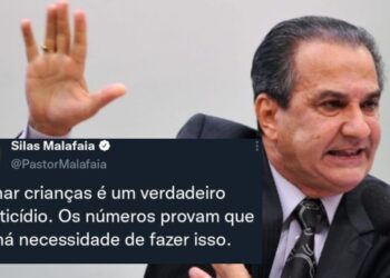 Twitter remove publicações de Silas Malafaia que associa vacinação em crianças a ‘infanticídio’