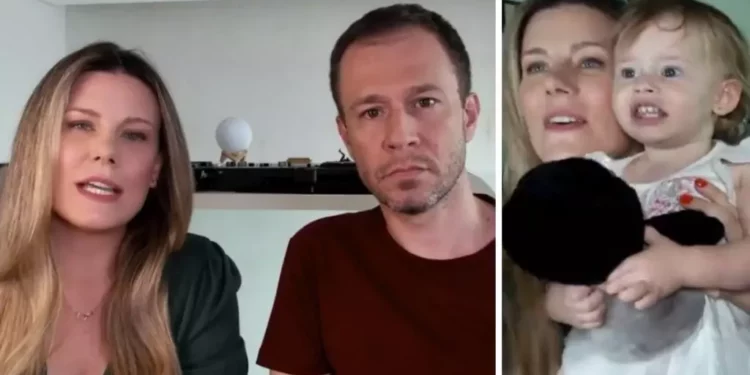 Filha de Tiago Leifert está com câncer raro nos olhos