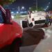Em Manaus, jovem pega carro do irmão escondido e acaba capotando após veículo ser travado