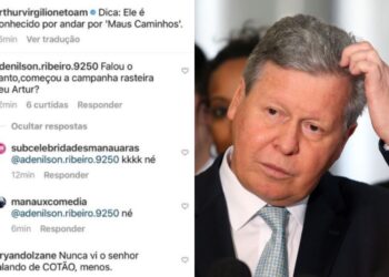 Arthur Neto faz acusações a Omar Aziz em rede social mas logo é ‘desmascarado’ pelos próprios seguidores: “Falou o santo!”