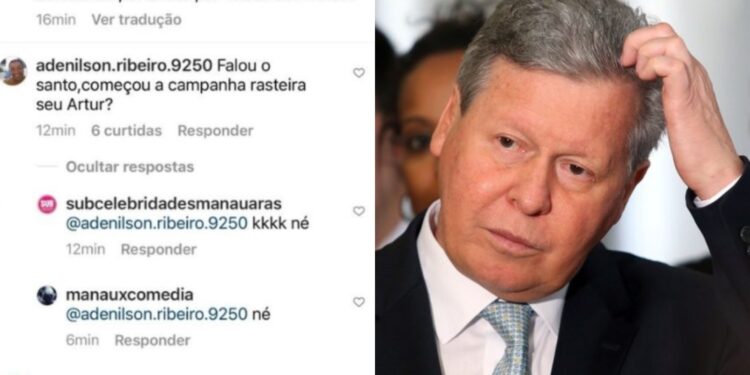 Arthur Neto faz acusações a Omar Aziz em rede social mas logo é ‘desmascarado’ pelos próprios seguidores: “Falou o santo!”