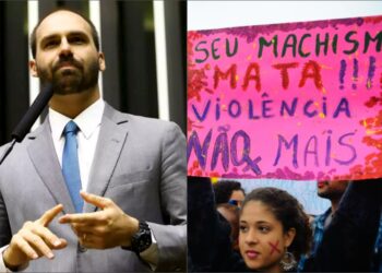 Eduardo Bolsonaro afirma que crescimento do feminismo é culpa de ‘homem frouxo’