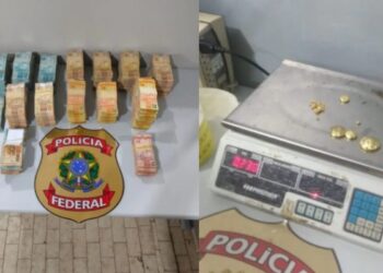 Operação da PF apreende ouro e quase R$ 400 mil de garimpo ilegal no AM