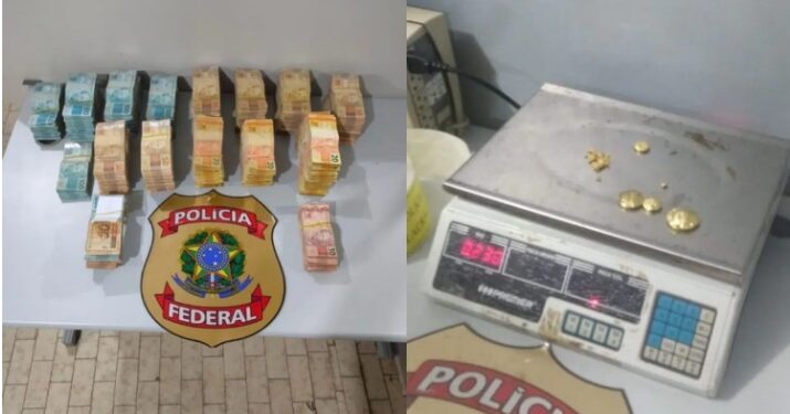 Operação da PF apreende ouro e quase R$ 400 mil de garimpo ilegal no AM