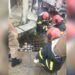 Bombeiros resgatam homem preso dentro de bueiro, na Cidade Nova