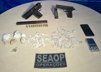 Cadeirante é preso com drogas e submetralhadora na zona Leste de Manaus