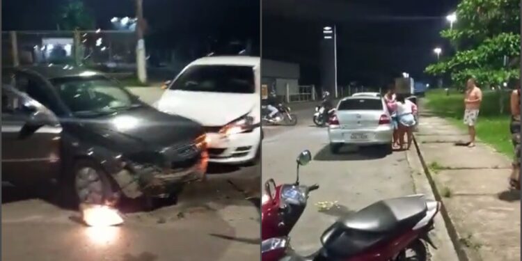 VÍDEO: Mulher descobre traição de marido e em perseguição acaba causando acidente de trânsito