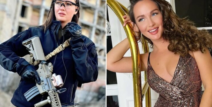 Miss Ucrânia se une às forças armadas e posta foto de soldado russo morto