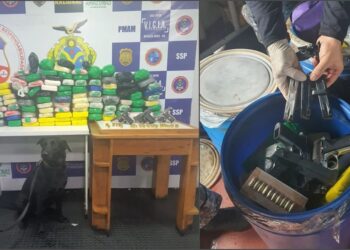 Drogas e armas são apreendidas em barco que tinha como destino Manaus