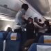 Vídeo: pancadaria em voo deixa comissário ferido e passageiros em pânico nas alturas