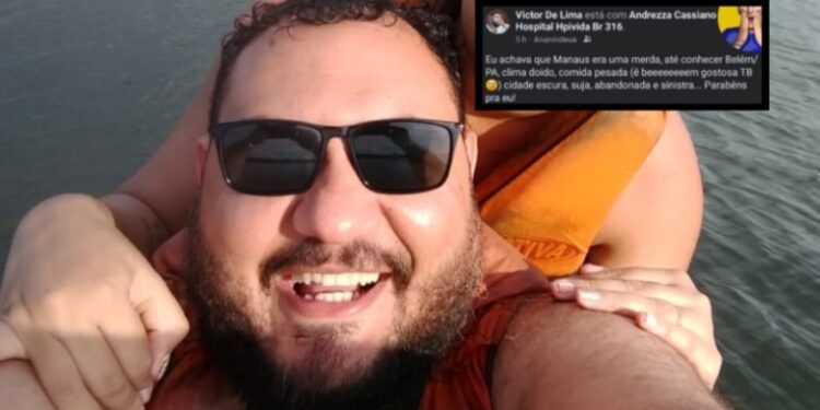 Telesé! Carioca acaba com Manaus e detona Belém nas redes sociais: “Uma m*rda”