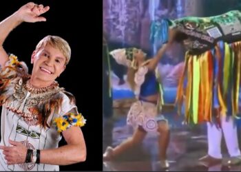 Vexame: Faustão homenageia banda amazonense ‘Carrapicho’ com encenação do Bumba Meu Boi, do Maranhão