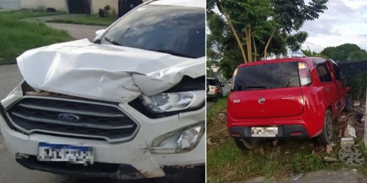 Carros colidem na famosa ‘encruzilhada da morte’ do bairro Flores