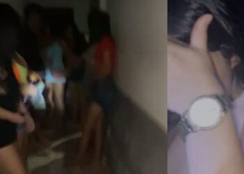 ‘Não me filma, eu sou da igreja’, diz jovem flagrada em surubão clandestino no AM; veja o vídeo