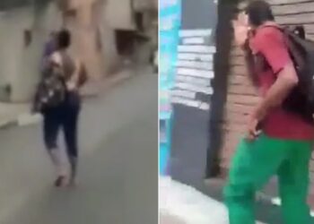 CHIFRE VIRAL – Homem pega mulher saindo do motel com outro: “13 anos de casados. Tava gostoso?”