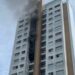 Apartamento pega fogo e leva pânico a moradores de prédio em Manaus