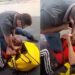 Vídeo: faminto e violento, homem agride entregador de comida em frente ao hospital 28 de Agosto