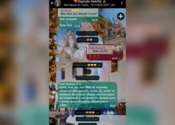 Padre envia ‘nudes’ em grupo de mensagens de paróquia e alega que foi por engano