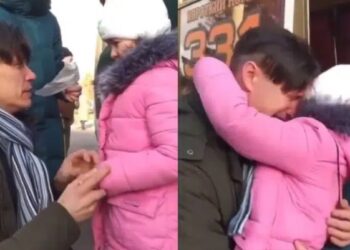 Vídeo: pai e filha ucranianos comovem internet ao se despedirem na guerra