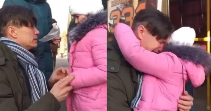 Vídeo: pai e filha ucranianos comovem internet ao se despedirem na guerra