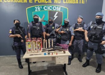 Polícia prende 50 envolvidos no foguetório do Comando Vermelho em Manaus