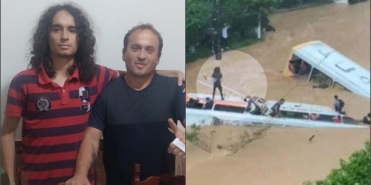 Jovem reconhecido pelo pai sendo levado pela água não sabe nadar: “Tenho esperança. vamos achar ele ainda”