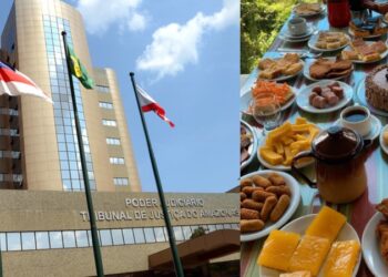 Tribunal de Justiça do AM quer gastar mais de R$ 600 mil em comes e bebes, incluindo torta de alho no cardápio