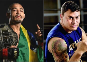 Jose Aldo ‘tira onda’ com desafio de Popó para luta: “Bater no velho é f*d*”