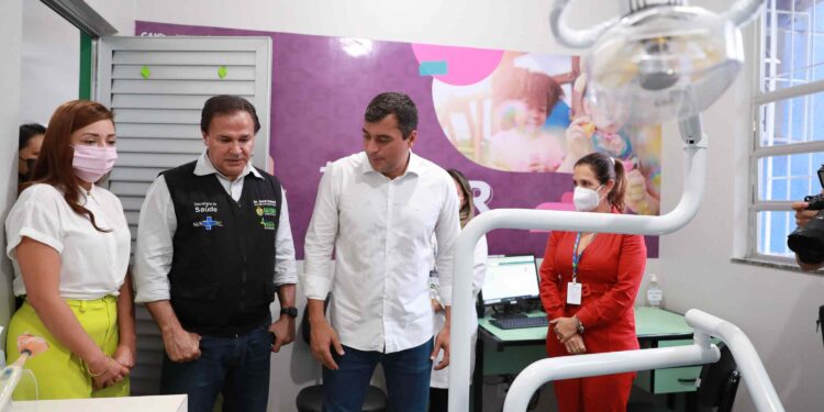Wilson Lima reinaugura Caic+ Alberto Carreira com oferta de novas especialidades pediátricas
