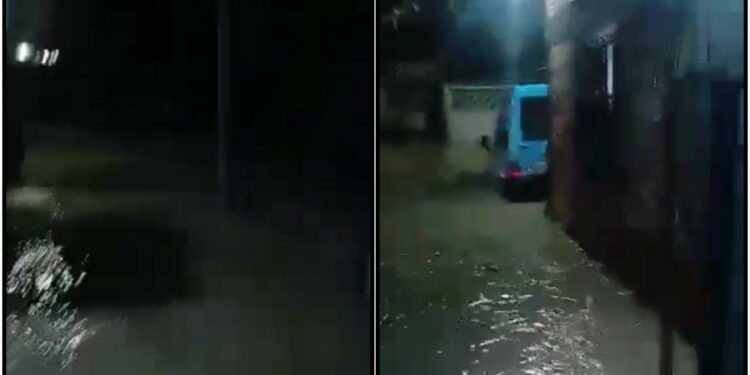 Casas são alagadas durante forte chuva em Manaus; VEJA