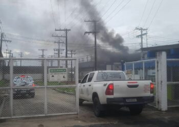 Incêndio atinge subestação da Amazonas Energia em Manaus