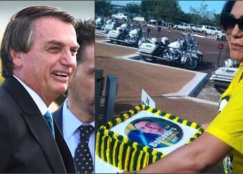 Bolsonaro completa 67 anos e ganha ‘festinha surpresa’ de apoiadores