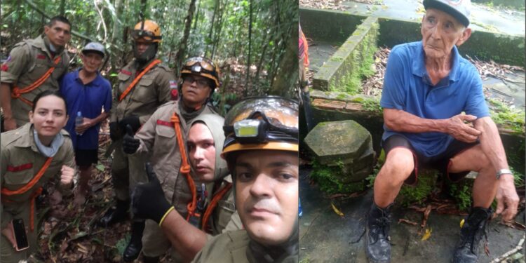 Idoso de 88 anos que estava perdido em mata após ir atrás de tucumã é encontrado, em Manaus