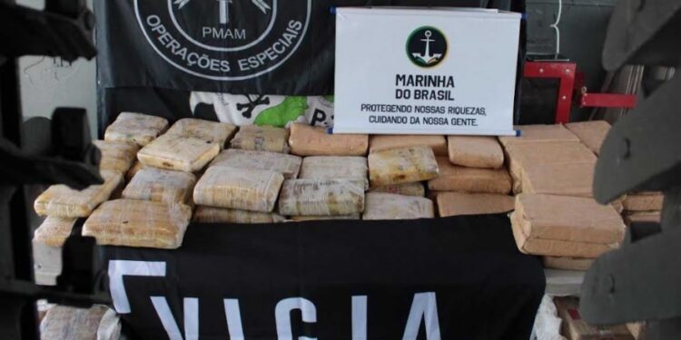 PM apreende 230 quilos de maconha no interior do Amazonas