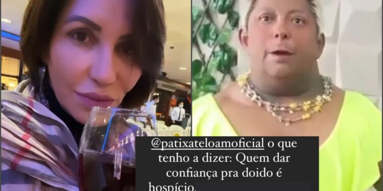 Blogueira Marlucia se “troca” com Patixa Teló nas redes sociais: “Quem dar confiança pra doido é hospício”